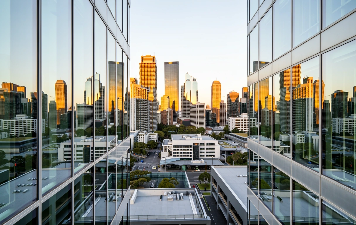 Brisbane financial district vista